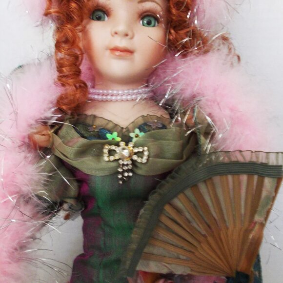 Vintage Cathay Collection KAMMIE Victorian Porcelain Doll 20" - Picture 3 of 9